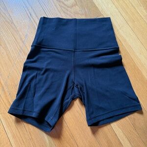 Lululemon Align Biker Shorts in Black